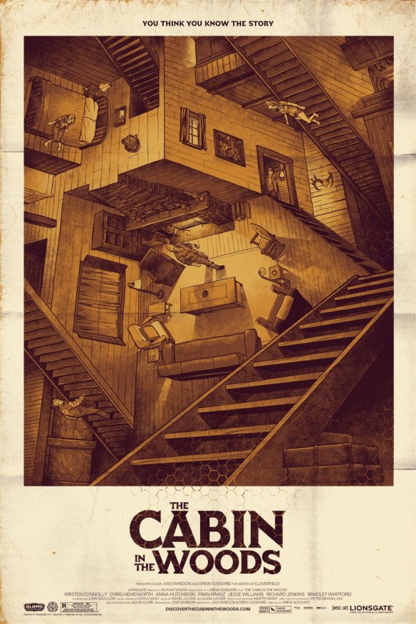 The-Cabin-in-the-Woods-2011-Movie-Mondo-Poster
